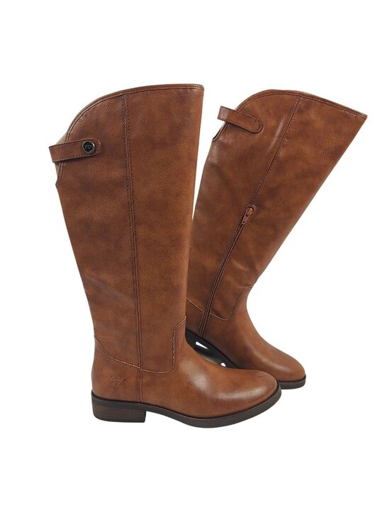 Frye & Co. Shoes - NEW Frye & Co. Kellie Button Tall Cognac Brown Riding Boots Size 10M